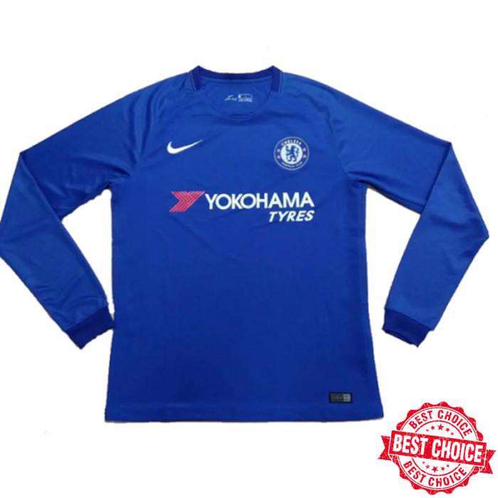 JERSEY CHELSEA HOME LONGSLEEVE LS 2017/2018 GRADE ORI