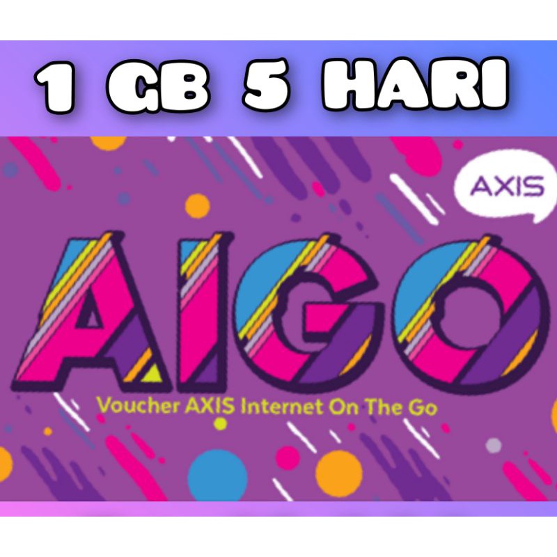 vocer axis aigo 1gb 5hari