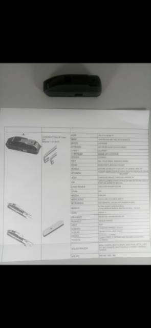 Wiper carall T191, dengan 7 adaptor bisa untuk semua jenis mobil, jepang, eropa, amerika, korea