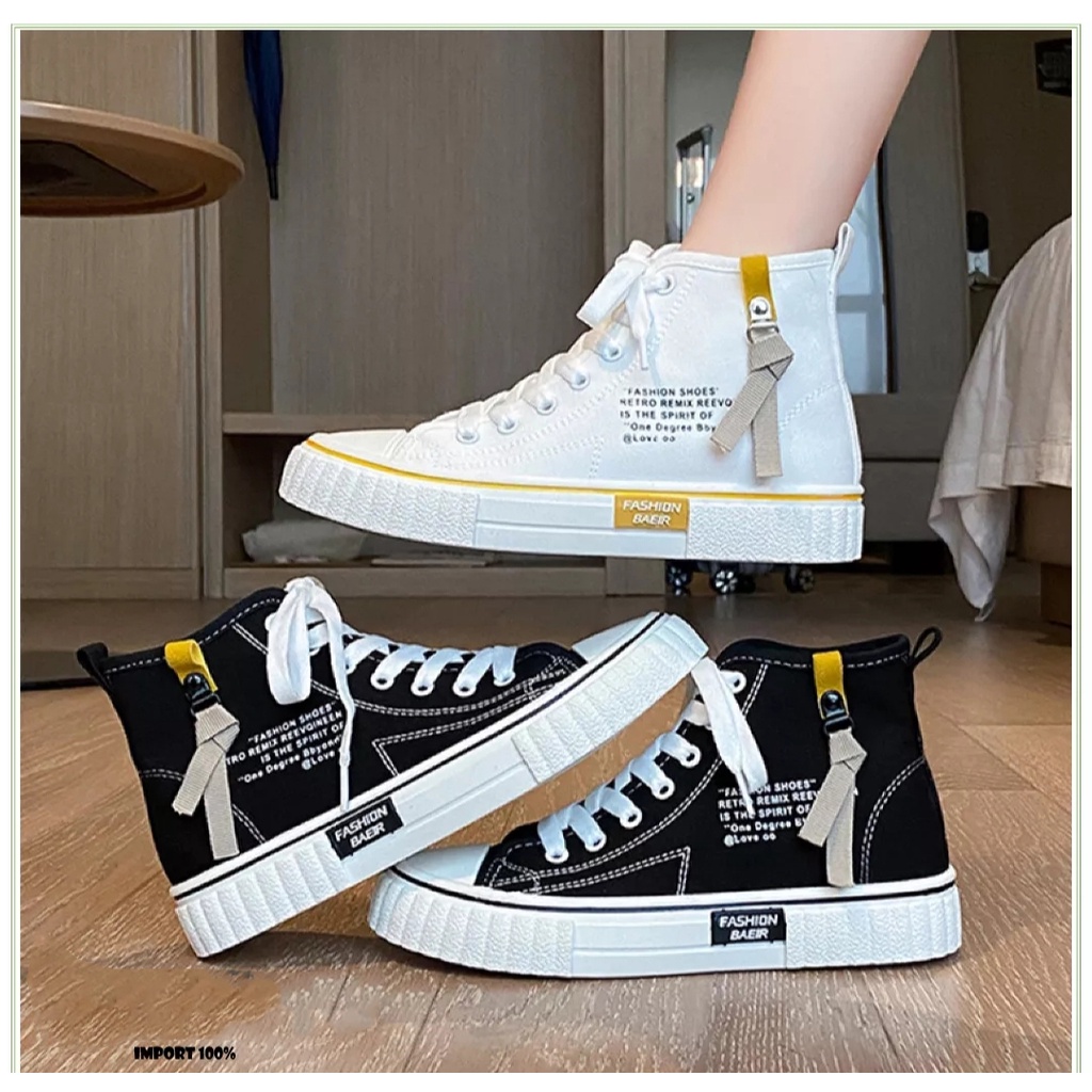 [COD/Bayar ditempat ] R99 Sepatu Sneakers Canvas Wanita Sepatu Wanita Sneakers Wanita Import Premium Quality With Box Viola Shoes