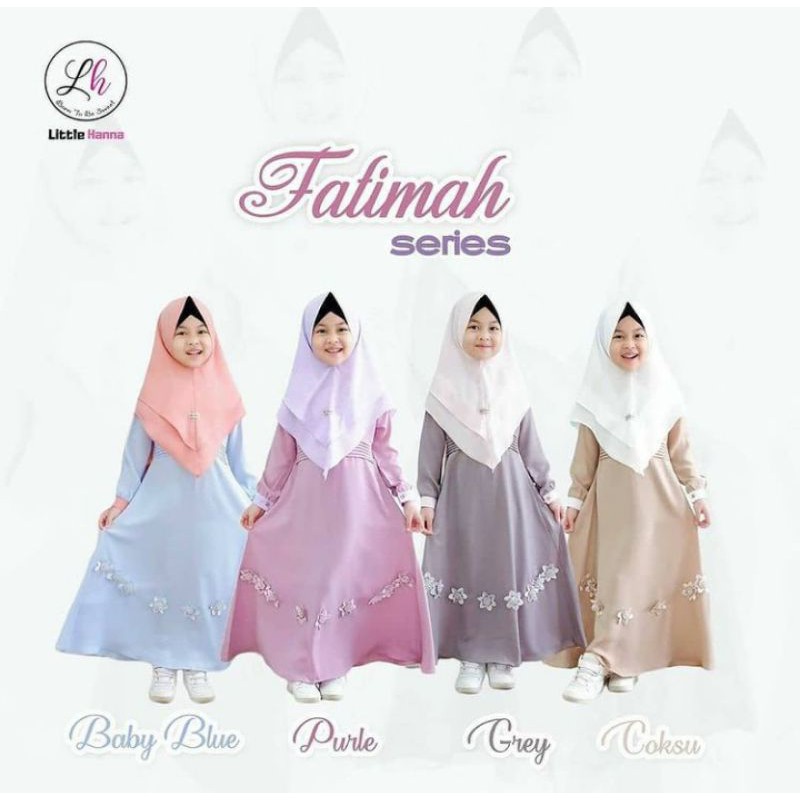 Little Hanna Set. Gamis Fatimah Series