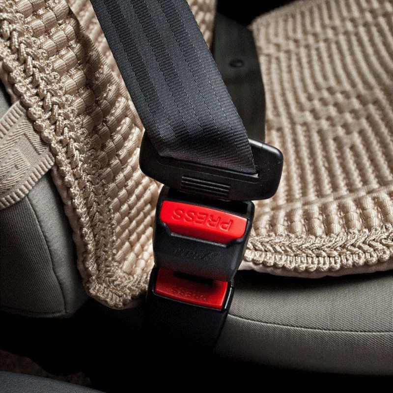CRE  3 Color 1Pc Car Seat Belt Clip Extender Safety Seatbelt Lock Buckle Plug Thick Insert Socket