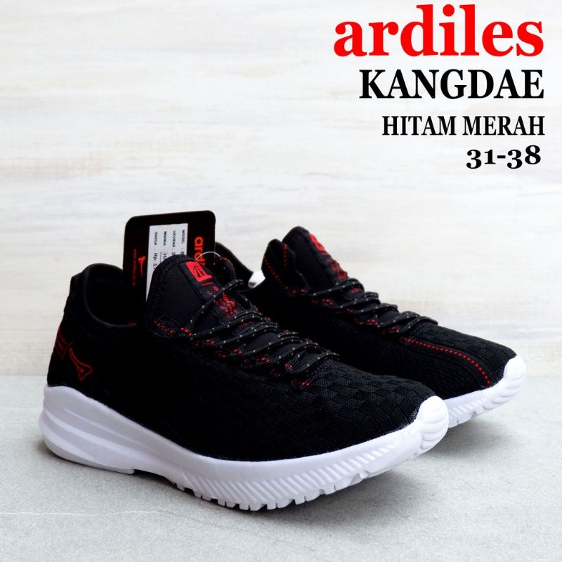 Sepatu Sekolah Anak ARDILES -KANGDAE- MACADAMIA - Size 31-38 - Sepatu Sneakers Anak - Sepatu Olahrag
