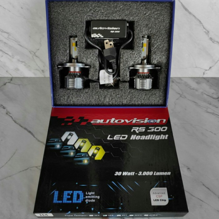 Led Autovision RS300 H11 3 Warna Terbaru