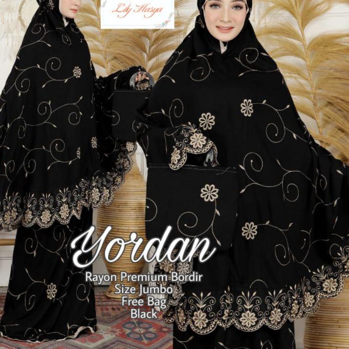 [_090] 3.3 Mukena Premium Terlaris Mukena Yordan by Lily Hasya Mukena Bordir Mewah Mukena Rasya Muke