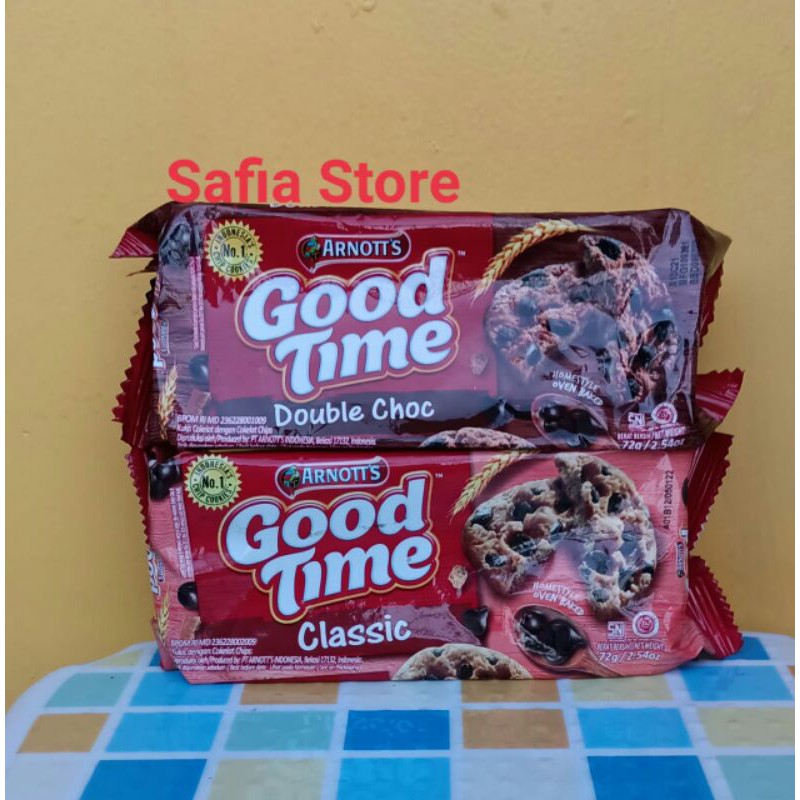 Jual Arnotts Good Time Double Choc Classic 72 Gr Shopee Indonesia