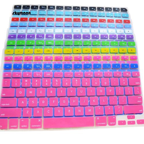 Clear Silicone Rubber Keyboard SKin Cover Guard Film Protector For Apple Macbook