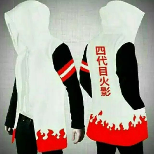 JUBAH ANIME NARUTO HOKAGE PUTIH