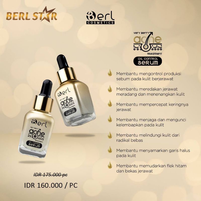 Acne Serum B Erl Cosmetics