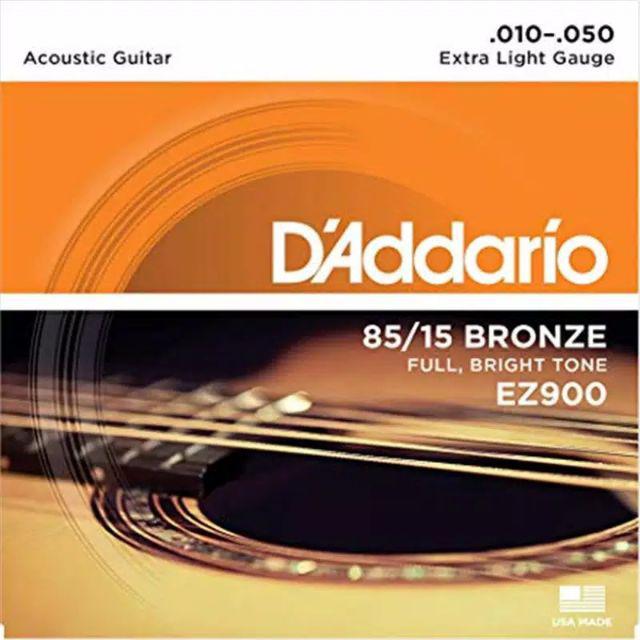 Senar Gitar Daddario D'addario Akustik String EZ890 EZ900 EZ910 EZ920-EZ900