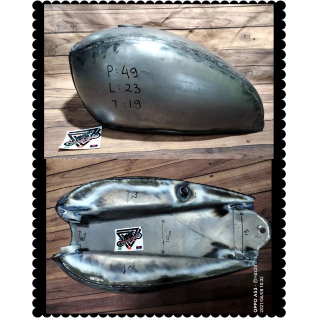 Tangki Custom Japstyle Triumph Royal Enfield BSA Polos
