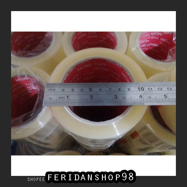 

BT97 LAKBAN BENING COKLAT HOKI BEST TAPE 100 YARD FULL 72 ROLL BY FERIDANSHOP98