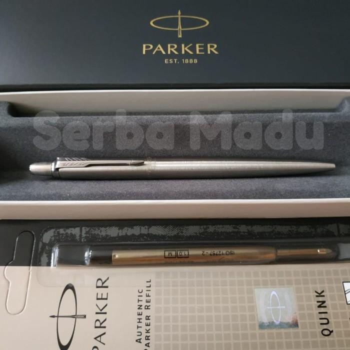 

Pena | Paket 1 Klik: 1Pcs Parker Jotter Ss Ballpoint+1Pcs Refill Ballpoint Kualitas Terbaik