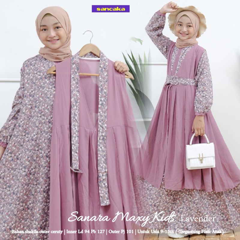 SANARA  DRES Anak Remaja ori unique sancaka