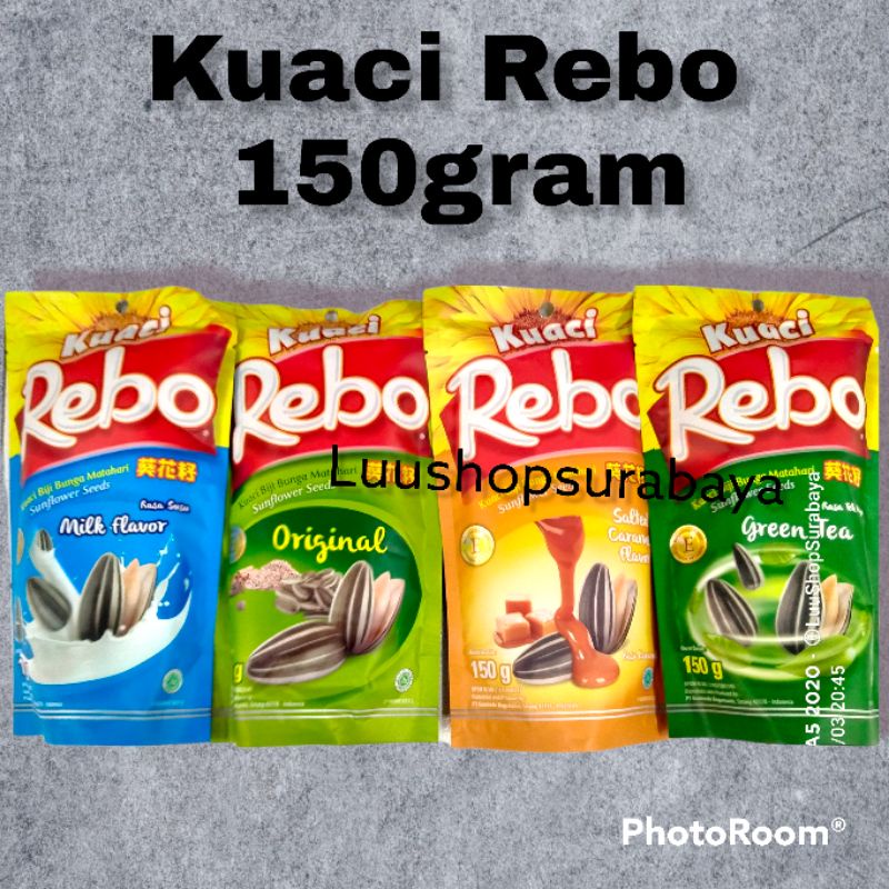 

Rebo Kuaci Biji Bunga Matahari Milk/green tea/salted caramel/original 150 g