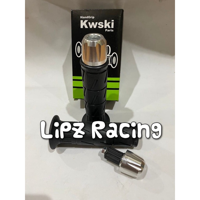 HANDGRIP KWSKI+JALU STANG  BANDUL CNC UNIVERSAL/SEMUA MOTOR