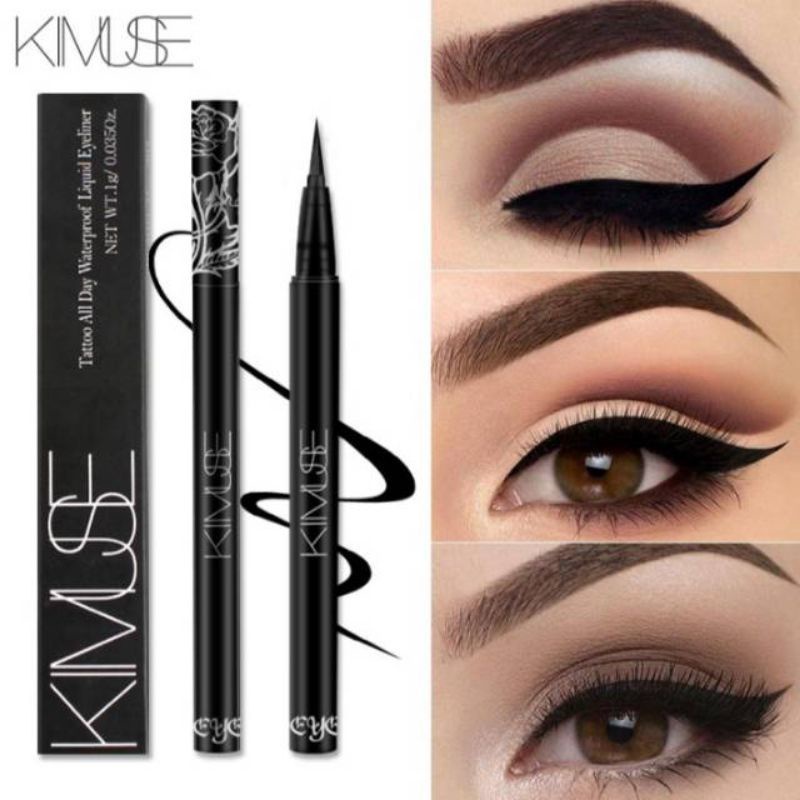 [READY STOCK] KIMUSE EYELINER WATERPROOF | EYELINER KIMUSE | EYELINER WATERPROOF | EYELINER ANTI AIR | EYELINER MURAH | EYELINER ANTI LUNTUR