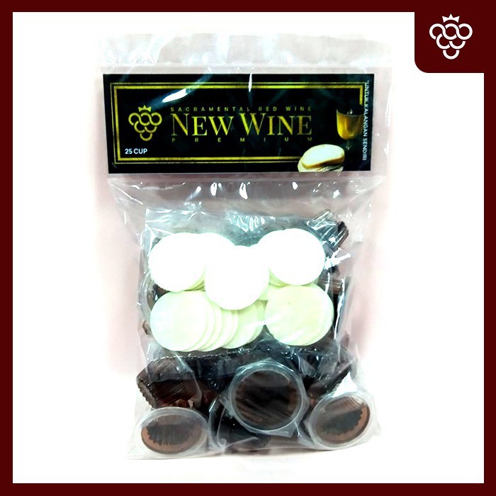 

Perjamuan Kudus Premium Cup + Hosti - Isi 25 cup