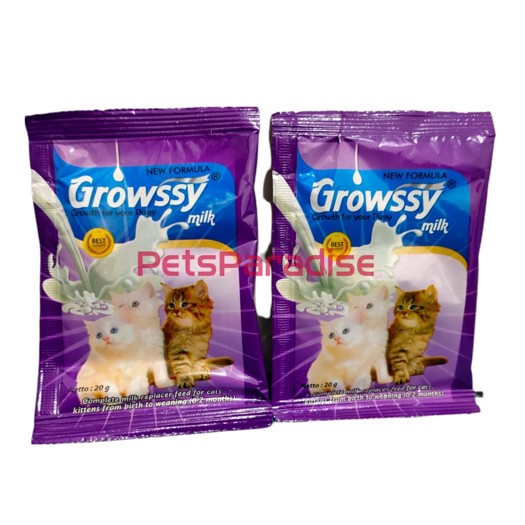 Growssy Milk Susu kucing murah 1 SASET