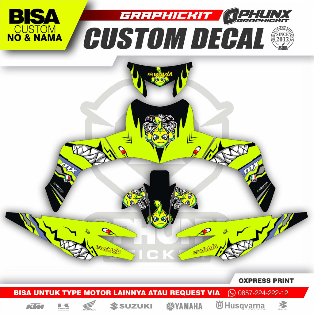 STIKER DECAL STICKER FULL BODY VARIASI Jupiter MX MX King MX 135 (1)