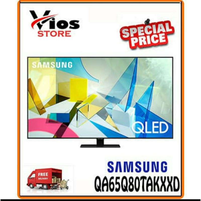 SAMSUNG QLED 65 INCH UHD 4K SMART TV QA65Q80TAKXXD QA65Q80T 65Q80T
