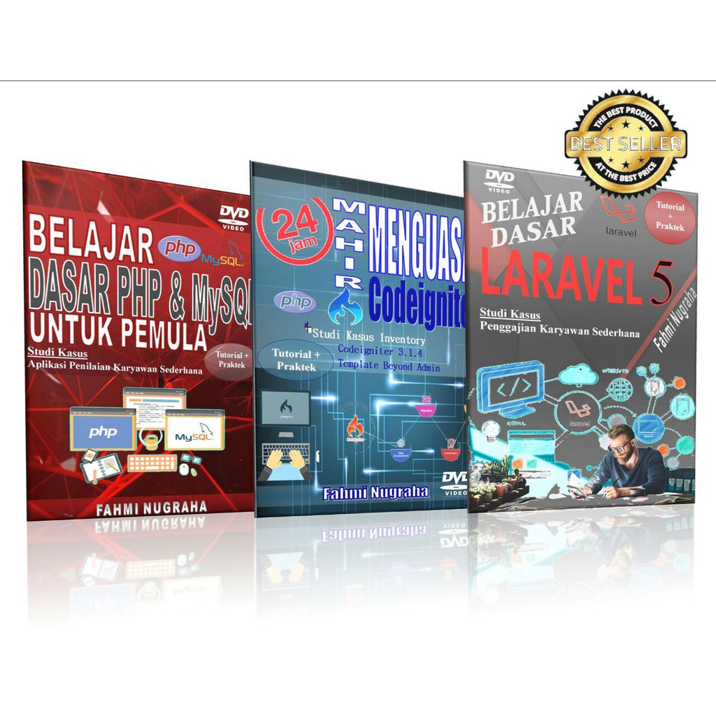 DVD PHP MYSQL,CODEIGNITER DAN LARAVEL
