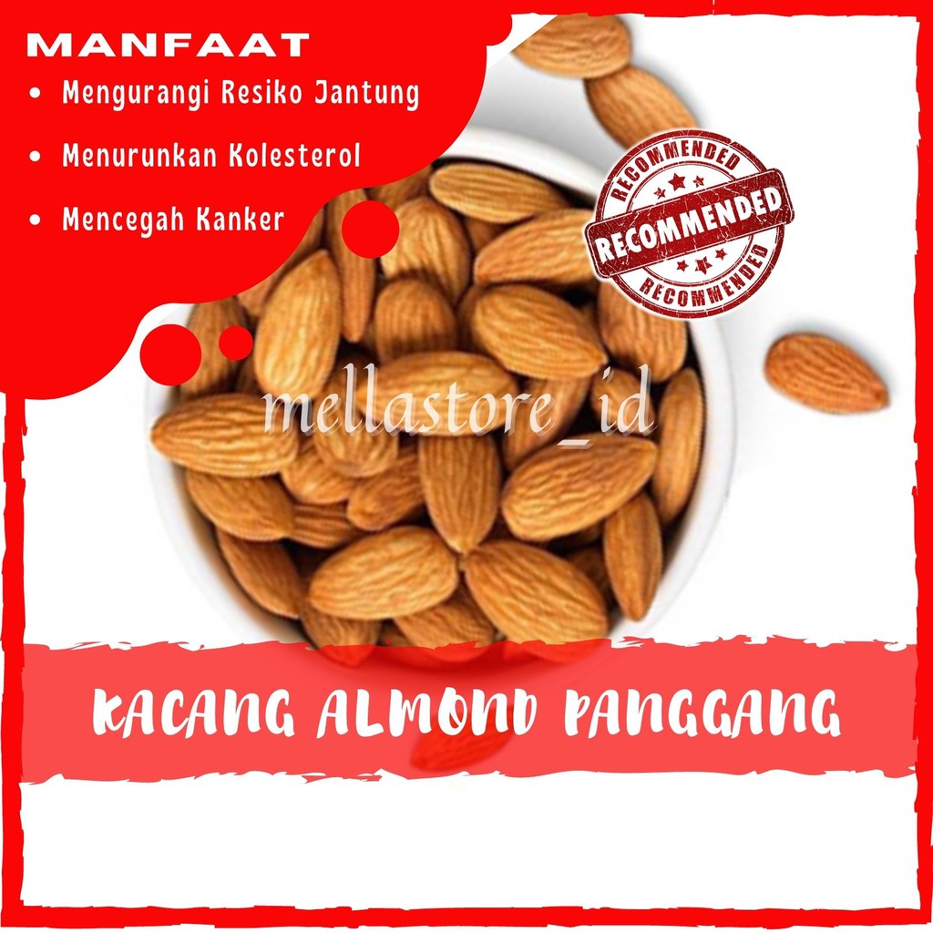 

Kacang Almond Panggang Roasted Almond kacang almond panggang kupas
