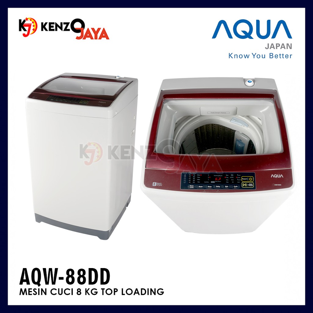 Mesin Cuci 1 Tabung 8 Kg AQUA AQW-88DD