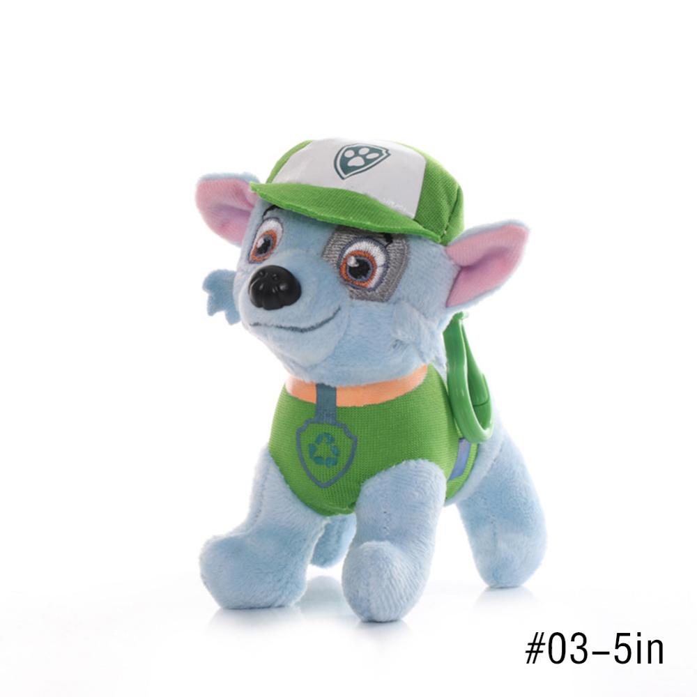 Timekey Mainan Boneka Stuffed Plush Anjing Paw Patrol 5 &quot;Untuk Hadiah Natal / Ulang Tahun Anak B9V9