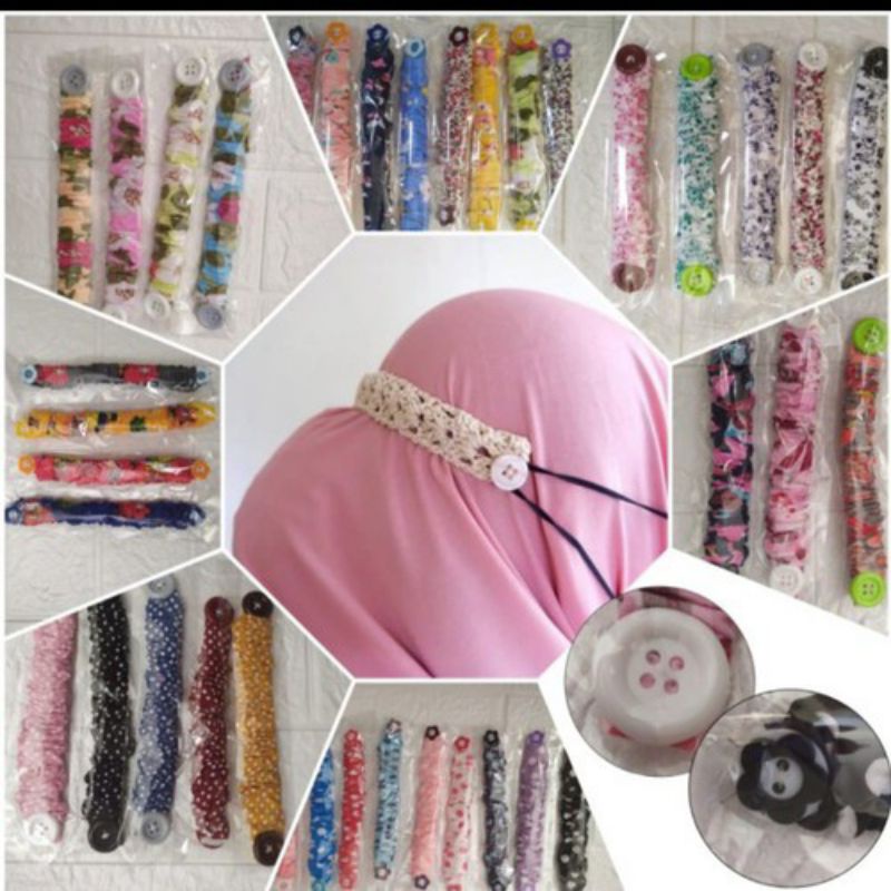 Konektor Hijab Masker LUSINAN RANDOM