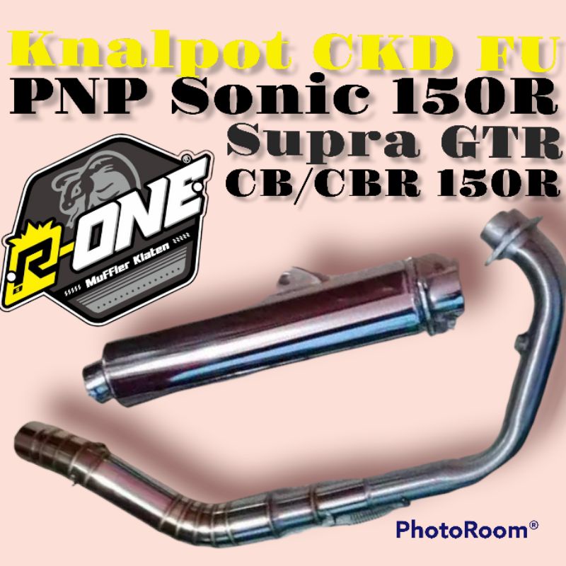 knalpot CKD FU standart PNP Sonic 150R Supra GTR CB/CBR 150R