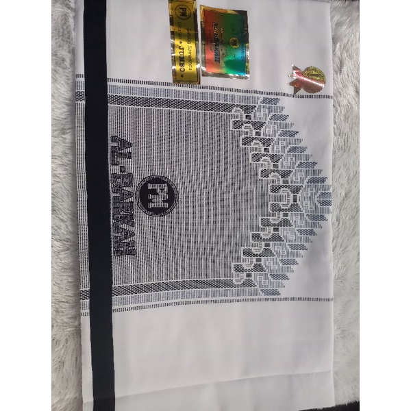 SARUNG DEWASA PUTIH ALBARKAH/SARUNG SAMARINDA