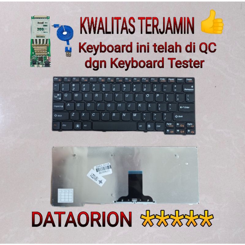 Keyboard Laptop Lenovo Ideapad S100 S110 S103 S103B S205 Hitam di kirim instan