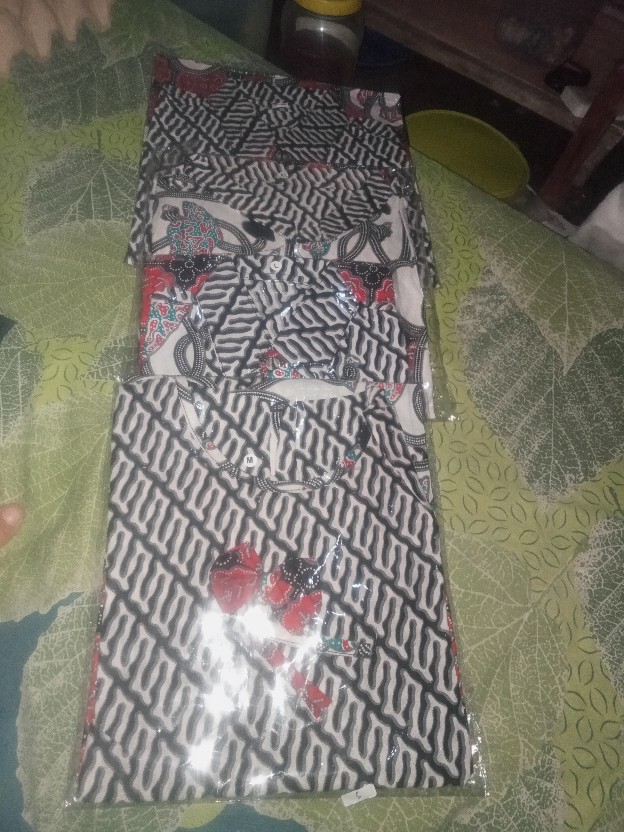 Batik Couple Keluarga Sania Ruffle Ori Ndoro Jowi Dnt Kate Garansi Termurah