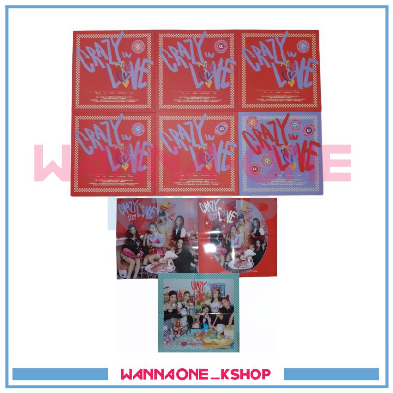 ITZY Crazy in Love Photobook Poster CIL album yeji lia ryujin chaeryeong yuna