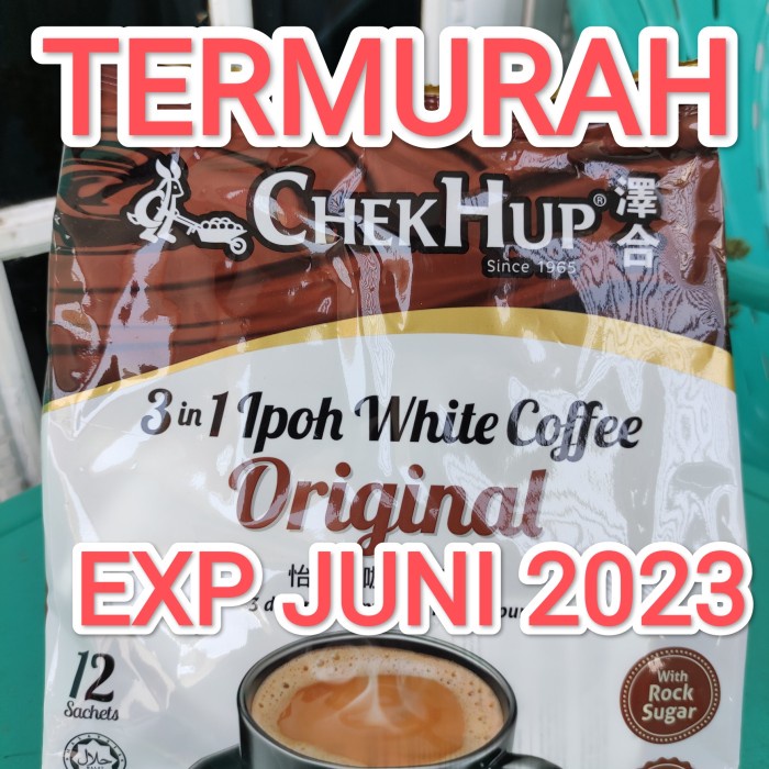 

KOPI CHEK HUP CHEKHUP 3IN1 ORIGINAL WHITE COFFEE ORI (BISA COD)