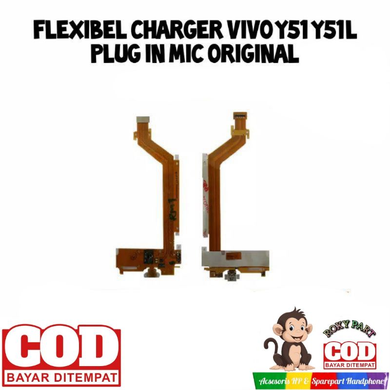 FLEXIBEL FLEXIBLE BOARD KONEKTOR CONEKTOR CHARGER VIVO Y51 Y51L ORIGINAL