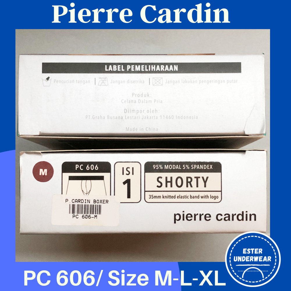 Celana boxer Pria Pierre Cardin PC 606 ISI-1 PCS