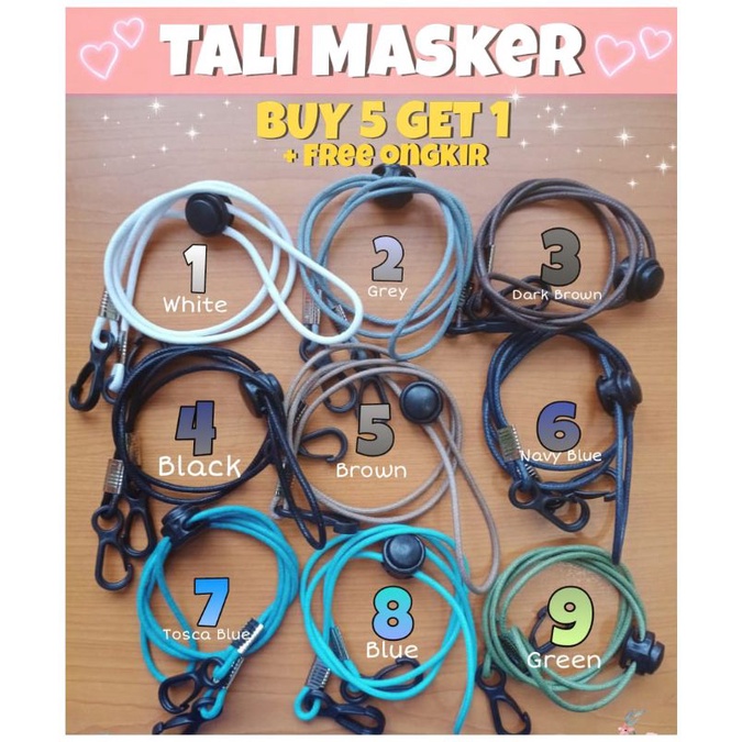 TALI MASKER KULIT KOREA