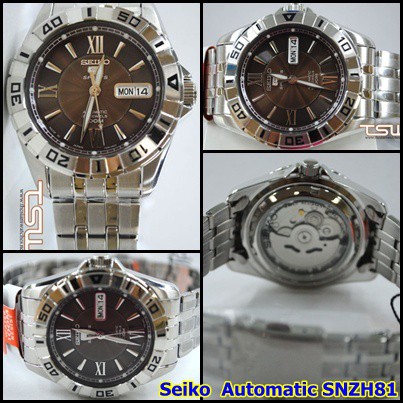 Seiko 5 Sports SNZH81K1 Automatic Brown Dial | Jam Pria SNZH81