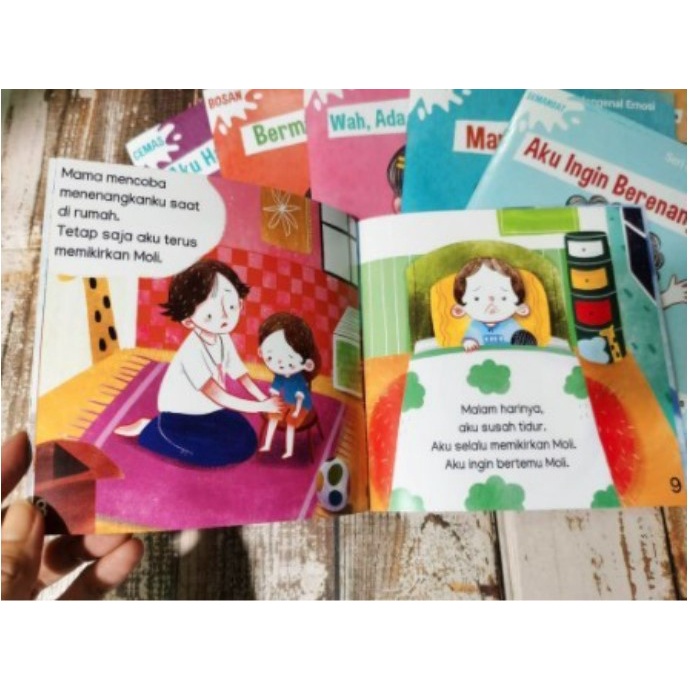 1 Set Buku Seri Mengenal Emosi Nindia Maya &amp; Watiek Ideo 100% Original