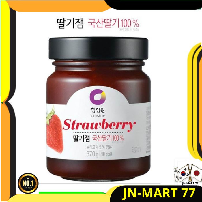 

MAKANAN KOREA/KOREAN FOOD DAESANG STRAWBERRY JAM 370 GR-SELAI STROBERI