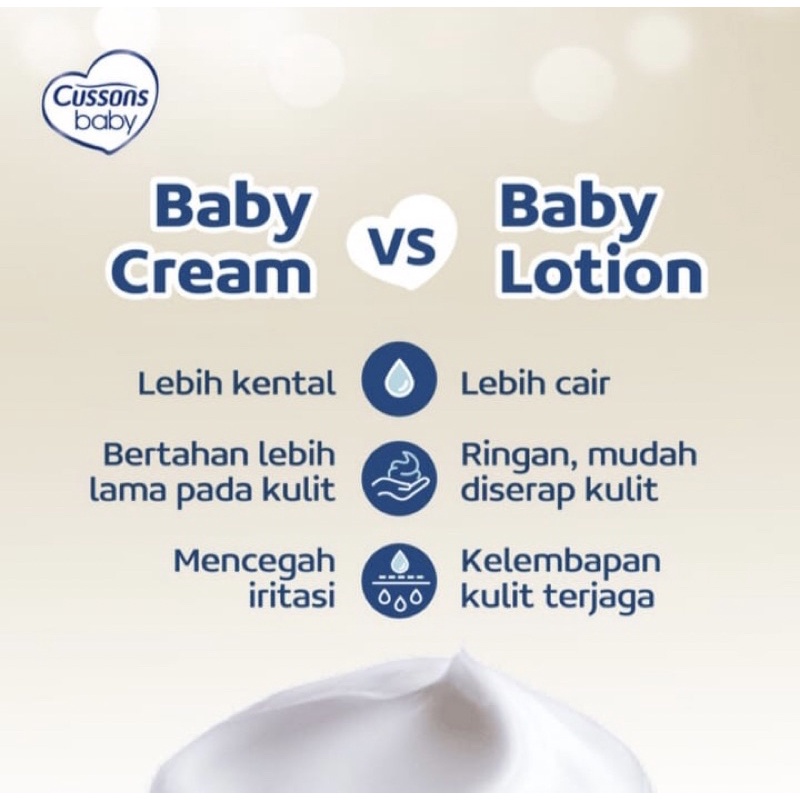 Cussons baby cream 50 gram newborn ( krim bayi baru lahir )