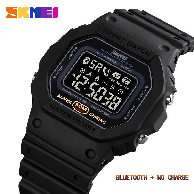 Jam Tangan SKMEI 1743 Bluetooth Sport Pria Original SKMEI