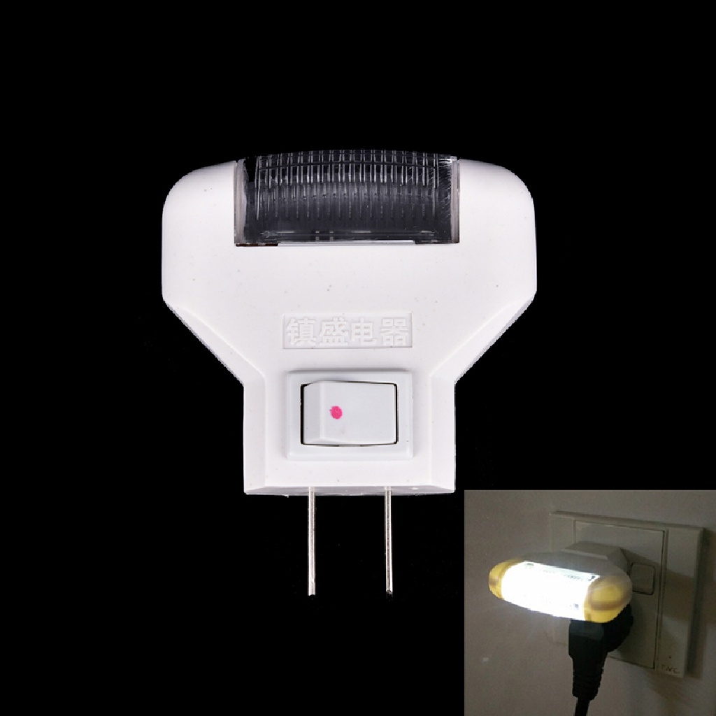 Lampu Malam Led Plug-In The Power Warna Putih Untuk Samping Tempat Tidur