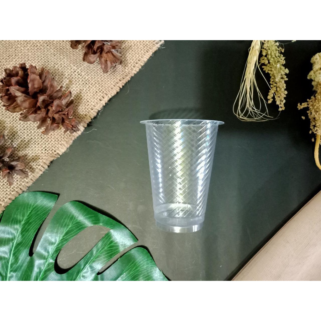 Cup Gelas Plastik Hok Ukuran 220ML isi 50pc