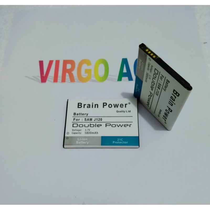 Baterai Batre Battery Samsung Galaxy J120 / J1 2016 Double Power Battery Hp