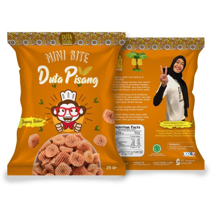 

Duta Pisang - Keripik Pisang Rasa Jagung Bakar - 25gr