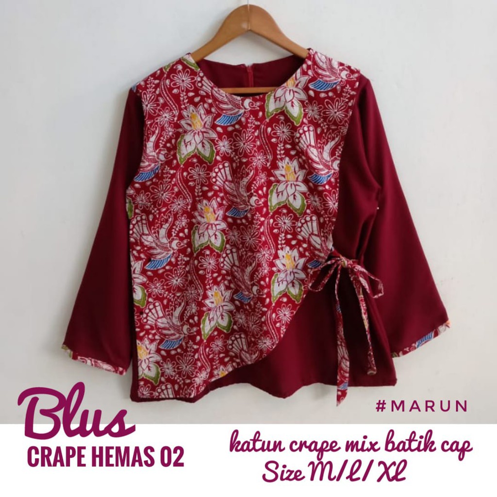 Blus Crape Hemas