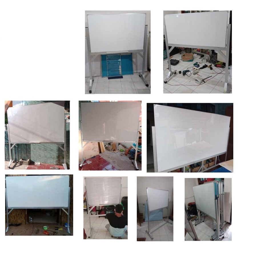 

hanya disini] Papan Tulis Whiteboard Standing Non Magnet 80 x 60 cm Okano